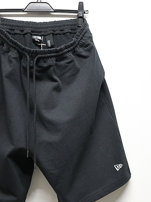 Ground Y�����饦��ɥ磻/NEWERA HWC SHORT PANTS GY BOX LOGO BLK/BLACK