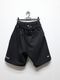 Ground Y�����饦��ɥ磻/NEWERA HWC SHORT PANTS GY BOX LOGO BLK/BLACK