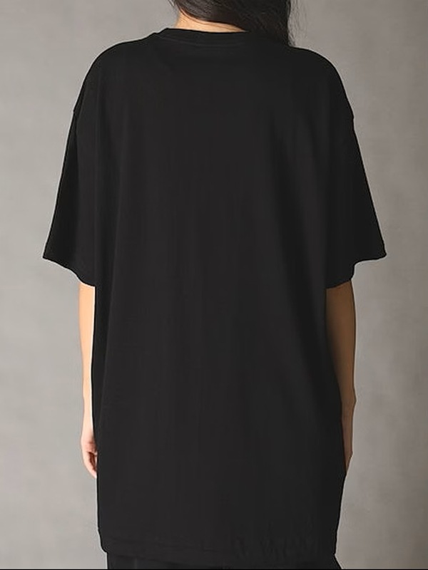 Ground Y�����饦��ɥ磻/20/- JERSEY GYLOGO T-SHIRT/BLACK