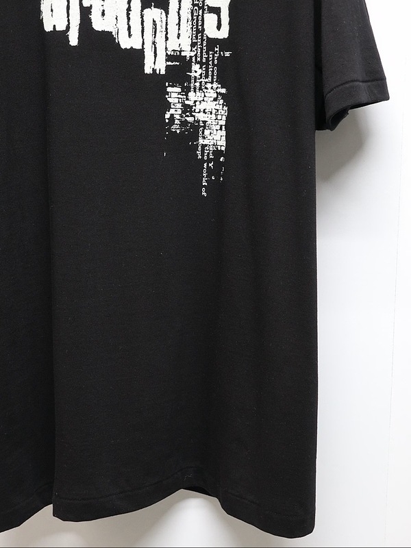 Ground Y�����饦��ɥ磻/20/- JERSEY GYLOGO T-SHIRT/BLACK