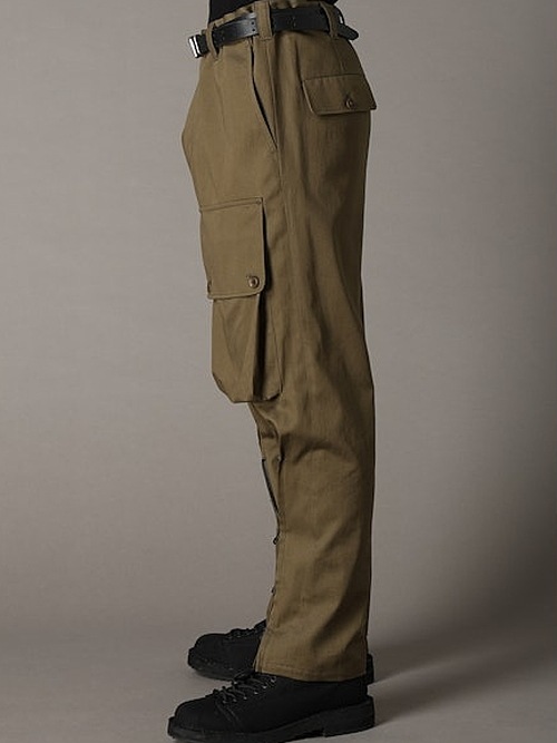 Ground Y�����饦��ɥ磻/20 KATSURAGI ZIPPER JODHPURS CARGO PANTS/BLACK