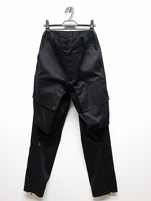 Ground Y�����饦��ɥ磻/20 KATSURAGI ZIPPER JODHPURS CARGO PANTS/BLACK