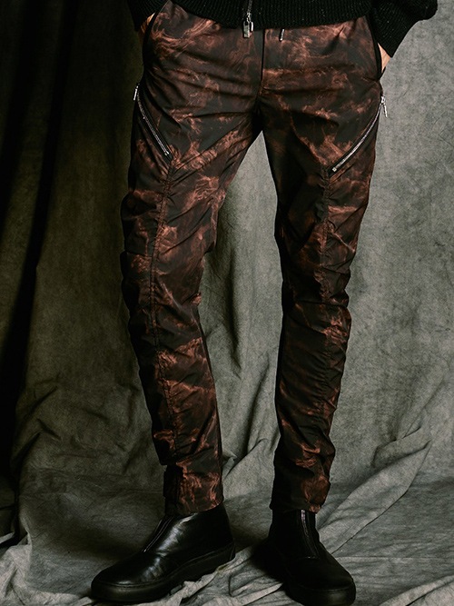 (ͽ���ʡ�9��10������ͽ��/wjk�����֥른��������/puckering banana teck pants/smoke print