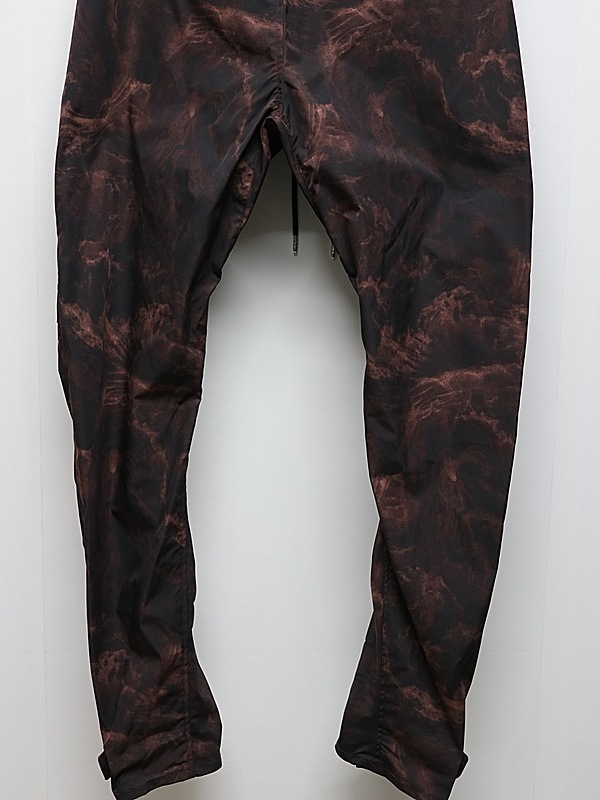 wjk�����֥른��������/puckering banana teck pants/smoke print