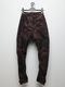 wjk�����֥른��������/puckering banana teck pants/smoke print