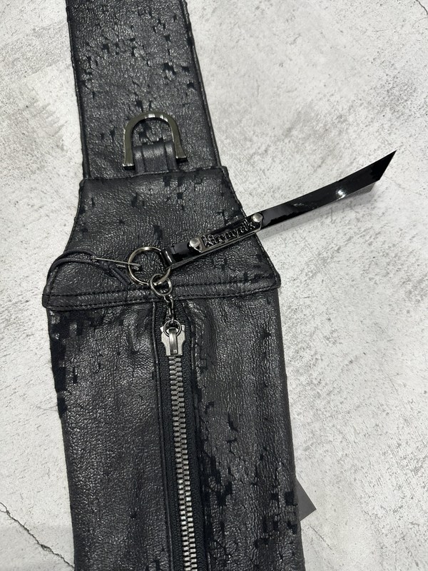(ͽ���ʡ�11������12������ͽ��/kiryuyrik������奦����奦/Cross Dot Fleece Body Bag/Black