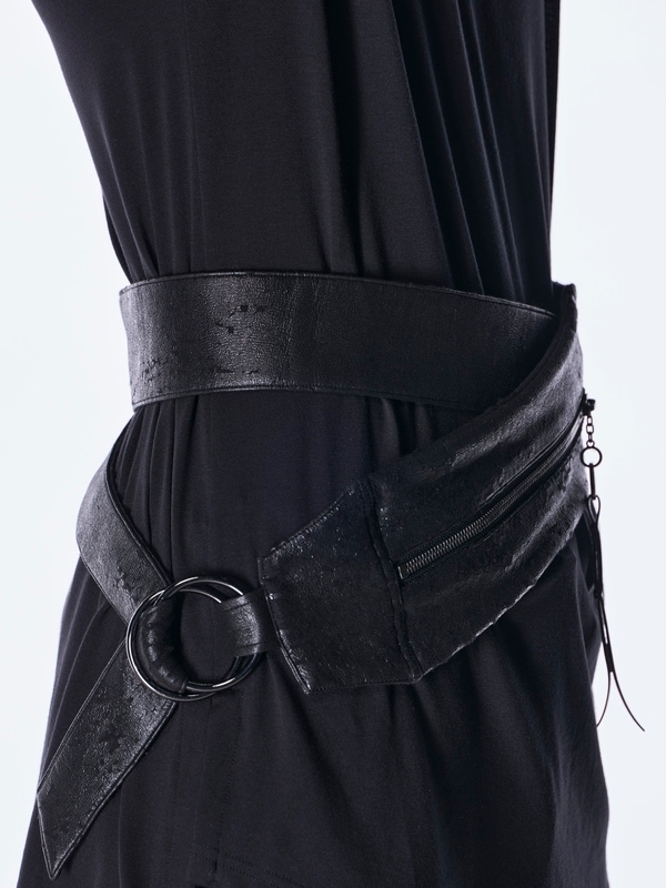 (ͽ���ʡ�11������12������ͽ��/kiryuyrik������奦����奦/Cross Dot Fleece Body Bag/Black