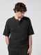 (ͽ���ʡ�3��4������ͽ��/wjk�����֥른��������/hard dry waffle fly-front henley S/S/dust charcoal