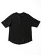 (ͽ���ʡ�3��4������ͽ��/wjk�����֥른��������/hard dry waffle fly-front henley S/S/dust charcoal