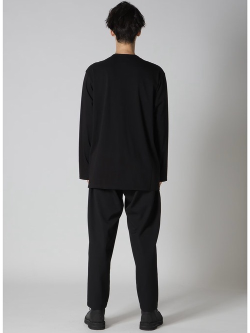 SALE30%OFF/Yohji Yamamoto襦ޥ/ULTIMA 30/- JERSEY DESIGNED ROUND NECK LONG S/BLACK.