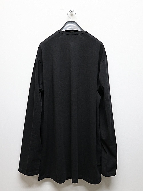 SALE30%OFF/Yohji Yamamoto襦ޥ/ULTIMA 30/- JERSEY DESIGNED ROUND NECK LONG S/BLACK.