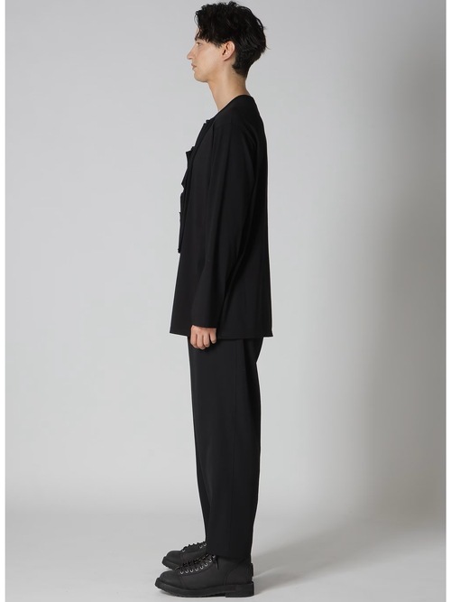 SALE30%OFF/Yohji Yamamoto襦ޥ/ULTIMA 30/- JERSEY DESIGNED ROUND NECK LONG S/BLACK.