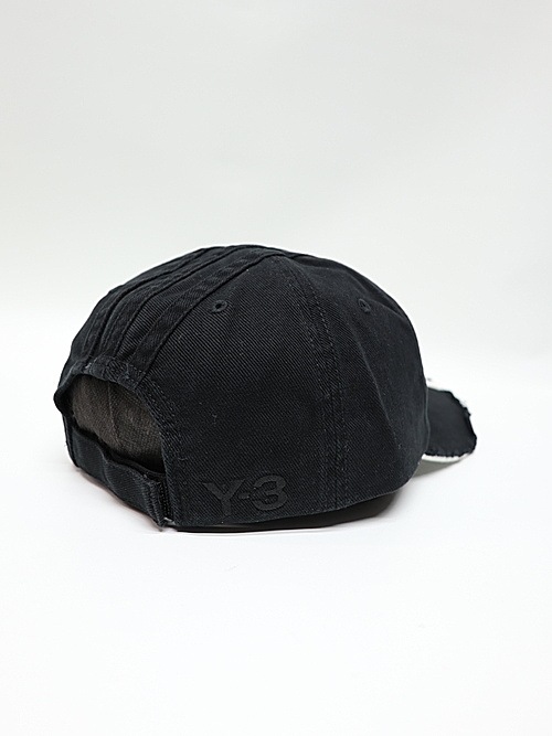Y-3���磻���꡼/Y-3 STRIPES CAP/BLACK