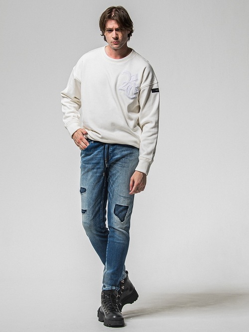 RESOUND CLOTHING���ꥵ����ɥ���������/regular taperd MICK DENIM JERSEY/INDCLASH