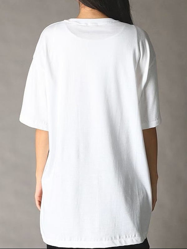 Ground Y�����饦��ɥ磻/20/- JERSEY LOGO T-SHIRT/WHITE