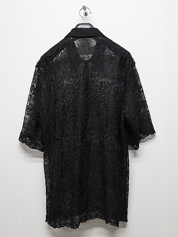 LAD MUSICIAN����å� �ߥ塼�������/TULLE EMBROIDERY LACE SS SH/BLACK