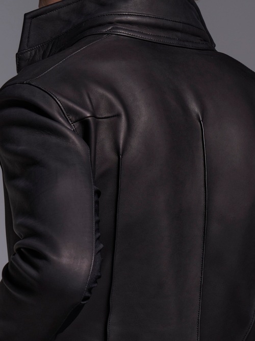 (ͽ���ʡ�7��8������ͽ��/kiryuyrik������奦����奦/Sheep Hide Stand Collar Short Blouson/Black