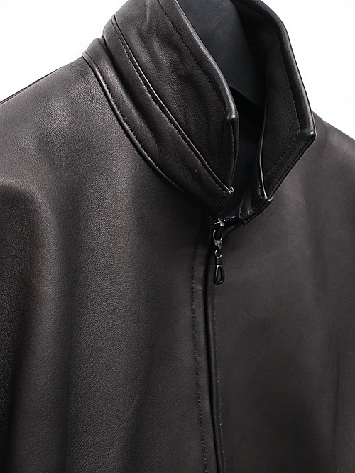 (ͽ���ʡ�7��8������ͽ��/kiryuyrik������奦����奦/Sheep Hide Stand Collar Short Blouson/Black