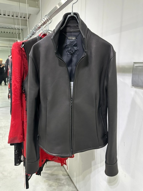 (ͽ���ʡ�7��8������ͽ��/kiryuyrik������奦����奦/Sheep Hide Stand Collar Short Blouson/Black