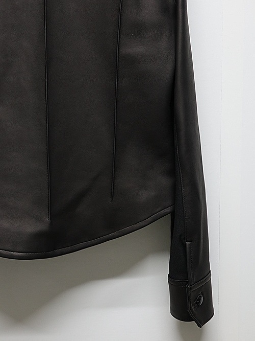 (ͽ���ʡ�7��8������ͽ��/kiryuyrik������奦����奦/Sheep Hide Stand Collar Short Blouson/Black