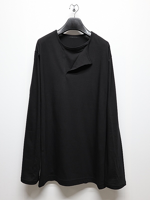 Ground Y�����饦��ɥ磻/ULTIMA JERSEY LICKING SHOUR SLEEVED T/BLACK