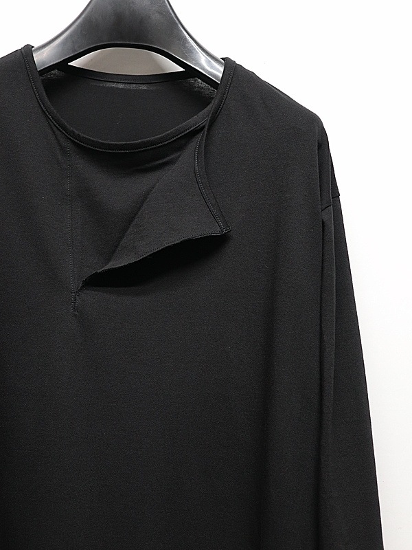 Ground Y�����饦��ɥ磻/ULTIMA JERSEY LICKING SHOUR SLEEVED T/BLACK