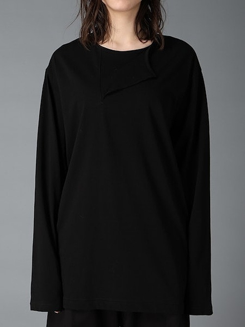 Ground Y�����饦��ɥ磻/ULTIMA JERSEY LICKING SHOUR SLEEVED T/BLACK