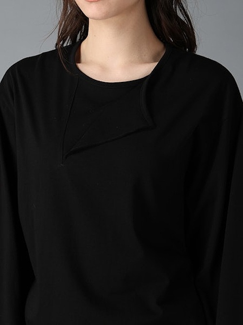 Ground Y�����饦��ɥ磻/ULTIMA JERSEY LICKING SHOUR SLEEVED T/BLACK