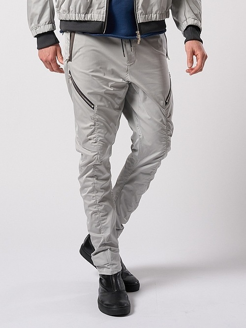 (ͽ���ʡ�9��10������ͽ��/wjk�����֥른��������/puckering banana teck pants/l.gray