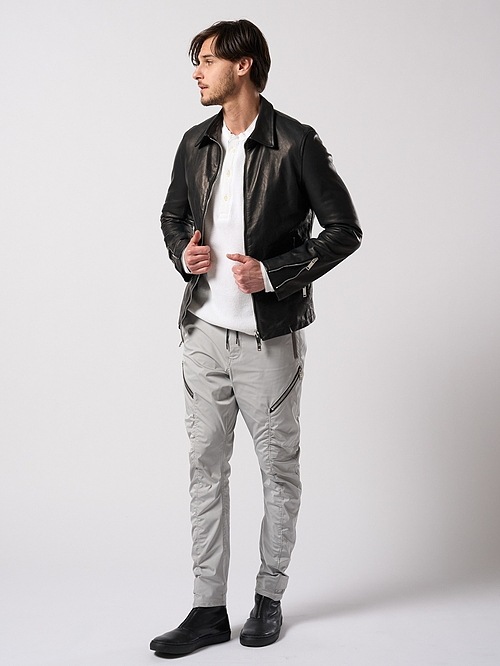 (ͽ���ʡ�9��10������ͽ��/wjk�����֥른��������/puckering banana teck pants/l.gray