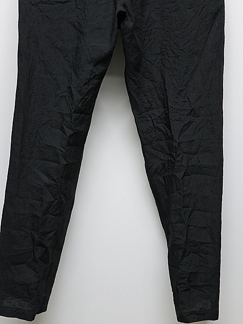 �㴰���nude:masahiko maruyama ���̡���:�ޥ��ҥ��ޥ���/Linen Cloth/Stripe PANTS w/BELT/Black