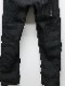 �㴰���nude:masahiko maruyama ���̡���:�ޥ��ҥ��ޥ���/Linen Cloth/Stripe PANTS w/BELT/Black