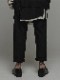 �㴰���nude:masahiko maruyama ���̡���:�ޥ��ҥ��ޥ���/Linen Cloth/Stripe PANTS w/BELT/Black