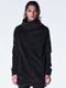 (ͽ���ʡ�11������12������ͽ��/kiryuyrik������奦����奦/Long Shaggy Jersey Loose High Nack Pull Over/Black