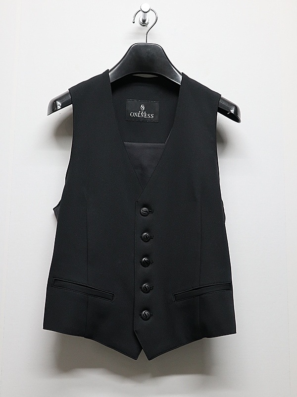 (ͽ���ʡ�5��6������ͽ��/THE ONENESS�������ͥ�/W-Satin Vest/Black