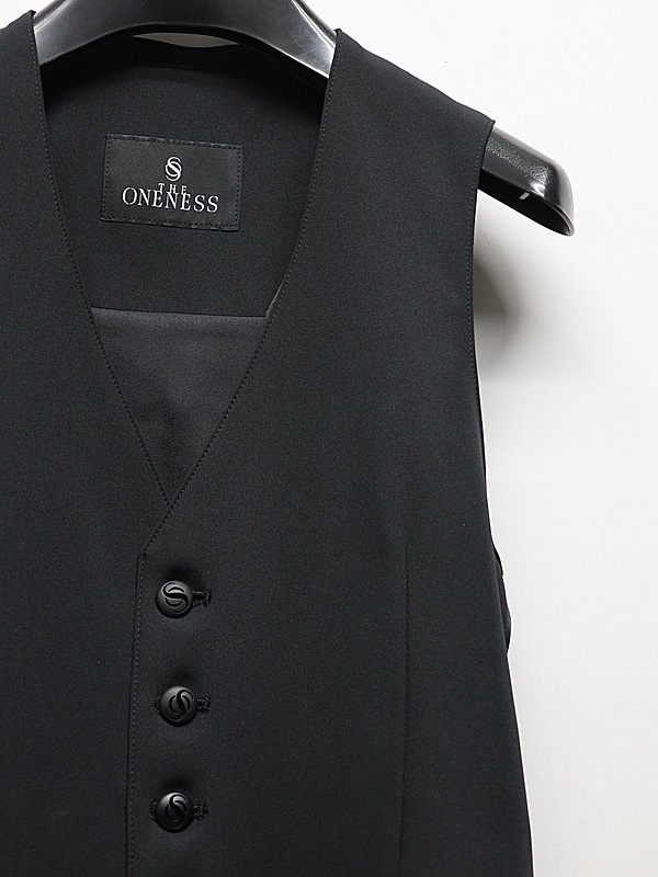 (ͽ���ʡ�5��6������ͽ��/THE ONENESS�������ͥ�/W-Satin Vest/Black