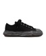 Maison MIHARA YASUHIRO/- PETERSON 23 - vintage color dyed original sole canvas low-top sneakers/BLK/BLK.