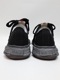 Maison MIHARA YASUHIRO/- PETERSON 23 - vintage color dyed original sole canvas low-top sneakers/BLK/BLK.