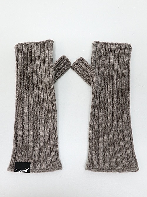 Ground Y饦ɥ磻/WASHABLE WOOL FINGERED ARM WARMER/MOCHA