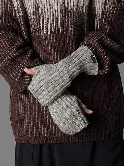 Ground Y饦ɥ磻/WASHABLE WOOL FINGERED ARM WARMER/MOCHA