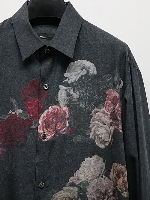 LAD MUSICIAN����å� �ߥ塼�������/T/B BASKET OF ROSES BIG SHIRT/GRAY