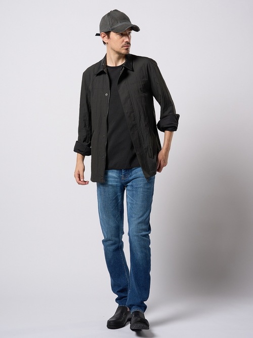 (ͽ���ʡ�2��3������ͽ��/wjk�����֥른��������/zip coverall jacket/charcoal black