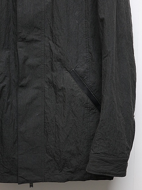 wjk�����֥른��������/zip coverall jacket/charcoal black