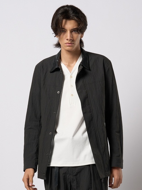 (ͽ���ʡ�2��3������ͽ��/wjk�����֥른��������/zip coverall jacket/charcoal black