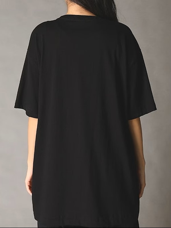 Ground Y�����饦��ɥ磻/20/- JERSEY LOGO T-SHIRT/BLACK