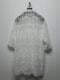 LAD MUSICIAN����å� �ߥ塼�������/TULLE EMBROIDERY LACE SS SH/WHITE