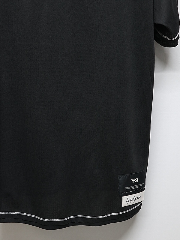 Y-3���磻���꡼/M GFX RUN SS TEE/BLACK