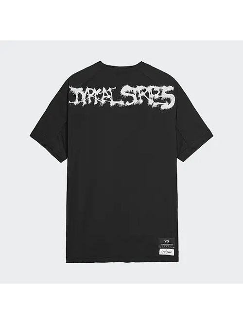 Y-3���磻���꡼/M GFX RUN SS TEE/BLACK