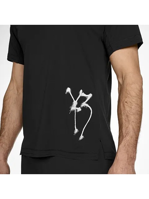 Y-3���磻���꡼/M GFX RUN SS TEE/BLACK
