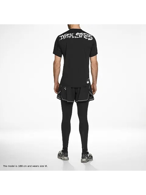 Y-3���磻���꡼/M GFX RUN SS TEE/BLACK